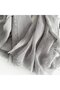 Women's cotton-linen scarf off-white 185x90cm tassel vintage. - 2