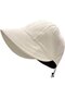 Women's sun hat - foldable UV protection white