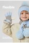 Kids' Scarf, Hat, and Glove Set - Warm Winter Striped 3-in-1 Suitable for Boys, Girls, Toddlers Aged 2-8 - 2