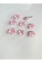 Hair Cube - Pink with Flowers (8 Pieces)-Hair Accessory - 6