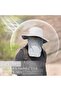 Sun hat dark green detachable neck protector UPF50+ foldable. - 4