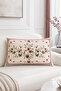 Delicate Red Flower 2-Piece Throw Pillow Cover 35X55 cm