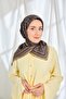 Twill Silk Scarf Monogram Bitter Brown - 3