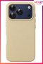 Beige Liquid Inside Velvet Matte Silicone Case for iPhone 17 Pro