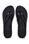 Black Solid Flip Flops