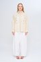 Women's Shirt with Embroidery and Decoration Detail on the Front - 3