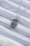Utterly Good 316L Steel Moon Figured Tarot Pendant Antique Silver Color