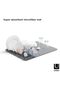 Umbra Udry Dish Rack with Movable Pegs and Microfiber Drying Mat – Space-Saving Design Folds Up for - 5