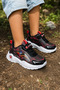 Boys' Velcro Printed Non-Slip Sole Casual Sports Shoes School Shoes