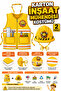 Construction Engineer Kids Costume Cardboard Vest and Hard Hat Hat 2 Piece Occupation Costume Role Play Set