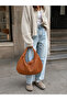 Women's Soft Knitted Hobo Bag - Tan