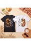 Kartal Strong Together Printed Spouse Lover Couple Combination T-Shirt