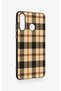 Huawei P30 Lite Compatible Cream Plaid Pattern Silicone Case - 3