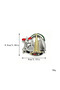 R494 City landmark metal refrigerator Burj Khalifa Sailing Hotel Arabian Coffee Pot souvenir magnet multicolor optional - 8