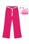 Plus Size Belted High Waist Pocketed Cotton Wide Leg Women's Trousers - 2