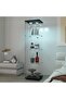Beauty4U Black Glass Display Cabinet with LED Light, 4-Shelf Curio Cabinet | Single-Door Showcase with LED Light for Collectibles, Figures, Books, and Decor Display; Includes Anti-tip Hardware - 7