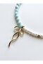 Cat's Eye & Pearl, Bow Pendant Necklace - 3