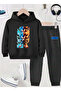 Sonic Printed Children's Tracksuit, Shardon Soft Fabric, Unisex