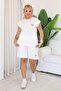 Plus Size Shorts Set with Crest Detail - 4