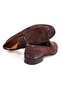 Brown Laceless Genuine Leather Suede Leather Sole Men's Shoes - 2