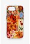 iPhone 16E Compatible Orange Lily Patterned Silicone Case - 2