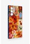 Samsung Note 20 Ultra Compatible Orange Lily Patterned Silicone Case - 3