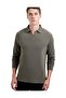 Men Long Sleeve Ottoman Polo Neck Shirt