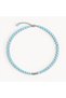 Touchs Collection 100% Natural Amazonite Necklace (Silver Color) - the Stone of New Beginnings