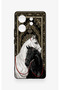 Infinix Zero 30 Compatible Noble Lover Horses Patterned Silicone Case - 3