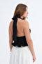 Halter Neck Buttoned Blouse A18600 - 6
