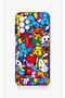 Samsung A13 Compatible Britto Garden Patterned Silicone Case - 2