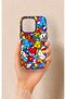 iPhone 16 Pro Compatible Britto Garden Patterned Silicone Case