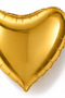 Foil Balloon Heart Gold 24 Inch 60 cm Gold Birthday Engagement Promise Wedding Party Decoration Decor Balloon - 5