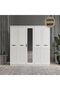 Pera 5 kapak MDF gardırop