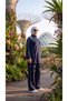 Women's Hijab Tracksuit Set with Zipper, High Collar, Stripe Detail, Sporty and Stylish 2-Piece Set - 5