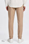 Men's Mink 360 All-Way Stretch Cotton Slim Fit Casual Trousers with Tie-Waist and Side Pockets - 5