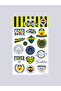 YELLOW CANARY STICKER SHEE