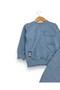 Boys' Seasonal Compact Cotton 2 Thread 2-3-4-5-6-7-8-9-10 Years Old Top and Bottom Tracksuit Set - 3