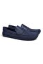 Dark Blue Nubuck - Eyelet Print