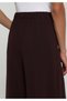 Regular Fit High Waist Wide Leg Women's Purple Trousers - 5
