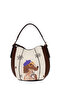 Women's Multicolor Patterned Shoulder Bag 26Sbd251814 - 8