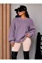 Crew Neck Casual Draped Sweater