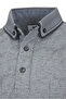 Polo Collar Regular Fit Patterned Pocket T-Shirt - 3
