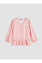 Nevavm Ruffled Patterned Girl's Shirt with a Difference - 2