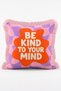 Colorful Set of 4 Fringed Throw Pillow Covers with Retro Typographic Motto and Duck Figures - 6