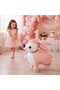 Pink Wheel-Down Rabbit Balloon |   Walking Foil Balloon |   Birthday Party Decoration |   Girl's Birthday Decoration Balloon - 2