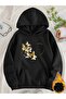 Butterfly Heart Printed Oversized Unisex Women'S/Men's Hooded Sweatshirt