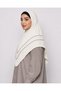 Women’s Hijab – Elegant Modest Islamic Headscarf for Muslim Women, Full-Coverage Hijab with Stylish Stitched V-Shape Detail - 3
