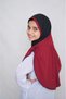 Girls Hijab for Kids – Stylish Two-Tone Modest Islamic Headscarf for Muslim Girls, Kids Hijab with Decorative Pearl Details & Scalloped Trim - 3