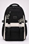 7370 Korean Style Multi-Compartment, Large Internal Volume, Water Bottle Pocket School and Daily Use Backpack